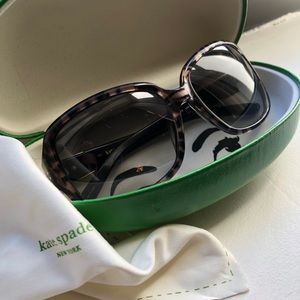 Kate Spade; tortoise shell sunglasses